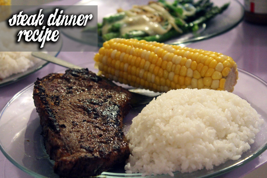 steak dinner recipe