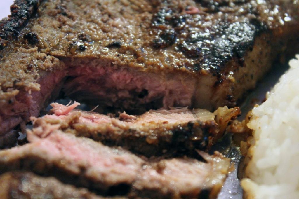 medium rare steaks